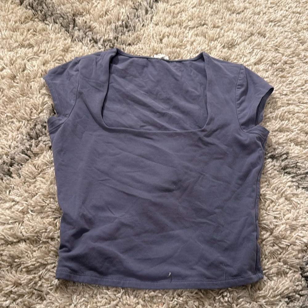 garage square neck top
